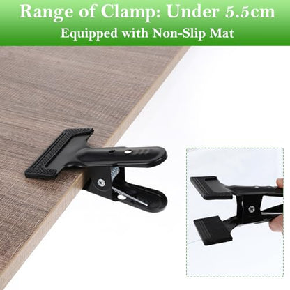 12 Pack Backdrop Spring Clamps - 4.3 Inch Heavy Duty Clips for Photography Background Stands, Woodworking & Home Improvement Projects