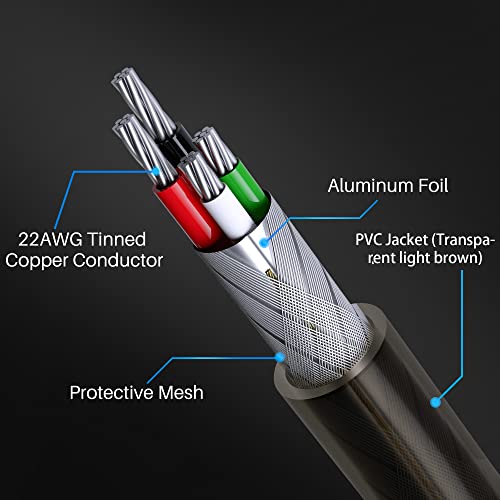 Active USB Extension Cable 150 Feet, USB 2.0 A Male to Female Repeater Cord, with 3 Extension Chipsets Signal Booster, 22AWG Tinned Pure Copper, (AC Power Supply Included) - size: Active 150FT