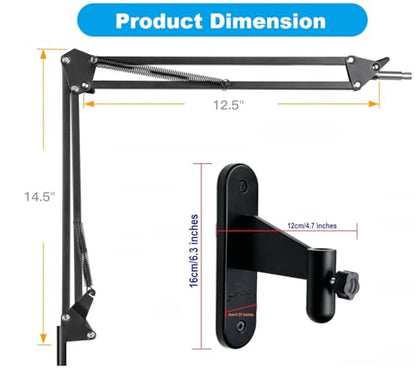 Link-2C Webcam Wall-Mount Holder Stand Compatible with Insta360 Link 2 pro/Link 2C pro/Link 2 / Link 2C / Link PTZ 4K Webcams and X5 X4 X3 X2 Action Cameras