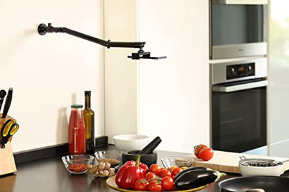 Elgato Wall Mount, Articulated Arm for Lights and Cameras | Permanent wall-mounted rigging, Two ball joints, 1/4-inch screw, Expands with Multi Mount accessories - style: Wall Mount