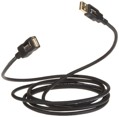 Amazon Basics 10-Pack USB-A 2.0 Extension Cable, Male to Female, 480Mbps Transfer Speed, USB Extender, 6.5 Foot, Black - size: 6.5 Feet, style: 10-Pack