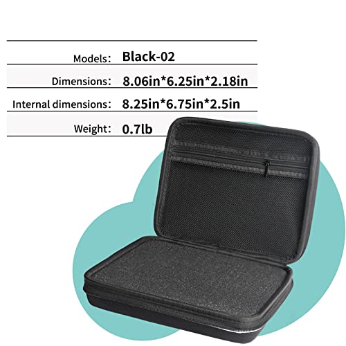 Electronics Organizer Travel Case,DIY Sponge Protection Electronic Organizer Travel Carrying Case Tech Accessories Hard Case Tech Pouch for Mouse Projector Charger Phone Earphone Hard Disk - size: 8.06in*6.25in*2.18in