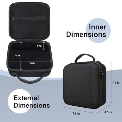 RAIALL Camera Case for Sony Alpha ZV-E10/a6000/a6100/a6400/a6600/a6700/ Sony Alpha 7 II IV/ZV-E10 II Mirrorless Digital Camera and Lens, Hard Travel Bag with a Shoulder Strap and 3 Dividers, Black - color: Black