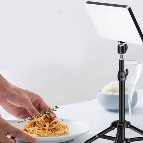 Photography Video Light Panel with LED and Tripods Stand for Enhanceds Live Streaming and Studio Shootings Live Streaming Light - color: A