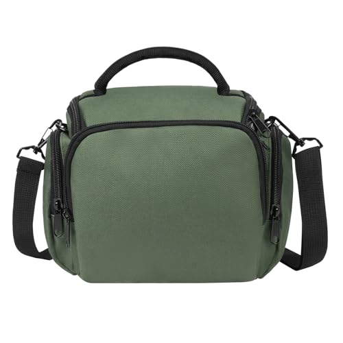 Ainiv DSLR Camera Bag, Waterproof Anti-Shock SLR Camera Case, Large Adjustable Shoulder Strap Camera Backpack, Portable Crossbody Single Shoulder Backpacks Compatible with Canon, Sony, Nikon, Green - color: Green