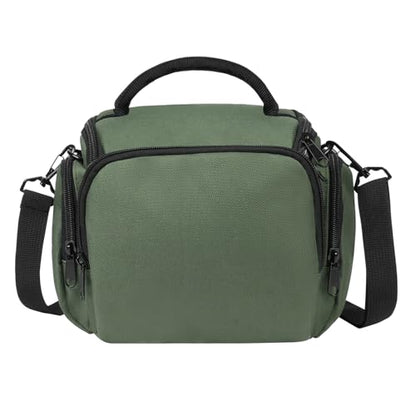 Ainiv DSLR Camera Bag, Waterproof Anti-Shock SLR Camera Case, Large Adjustable Shoulder Strap Camera Backpack, Portable Crossbody Single Shoulder Backpacks Compatible with Canon, Sony, Nikon, Green - color: Green