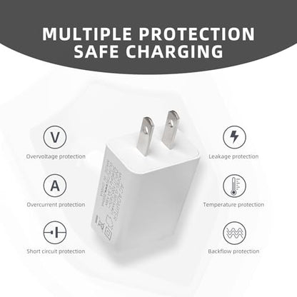 2 Pack 10FT USB C Camera Power Cable for Arlo Essential 2K, Alro Essential 2nd Generation, Blink Outdoor 4 4th Generation, Petcube Cam 360 Outdoor Security Camera Charger Charging Cord