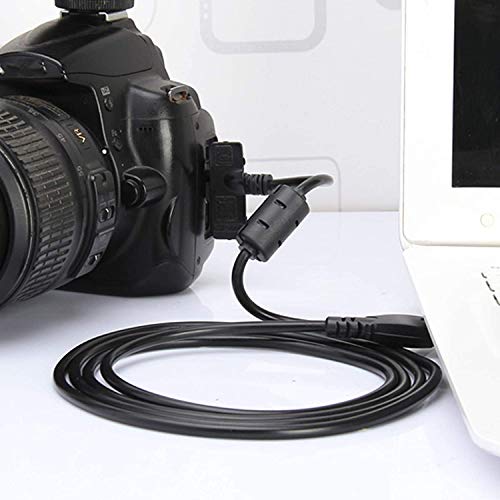 Replacement USB Camera Transfer Data Sync Charging Cable Cord for Nikon Coolpix A300, A10, A100, L29, L31, L32, UC-e16 UC-E23, UC-E17, Nikon Camera SLR DSLR D3300 D750 D5300 D7200 D3200 & More