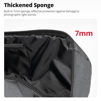 AMBITFUL Widened Version Tripod Carrying Case Bag 21/25/31/39/43/47/51/55/ for Light Stands,Boom Stand,Umbrella and Tripod Photography Accessories (39.37in(100cm)*Φ8.66in(22cm)) - color: 39.37in(100cm)*Φ8.66in(22cm)