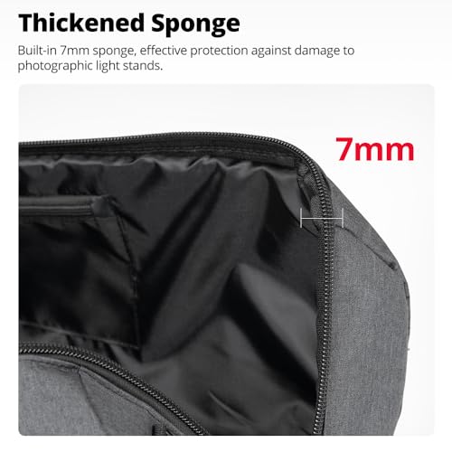 AMBITFUL Widened Version Tripod Carrying Case Bag 27.55in (70cm) for Light Stands,Boom Stand,Umbrella and Tripod Photography Accessories(27.55in(70cm)*Φ7.08in(18cm)) - color: 27.55in(70cm)*Φ11.02 in(28cm)