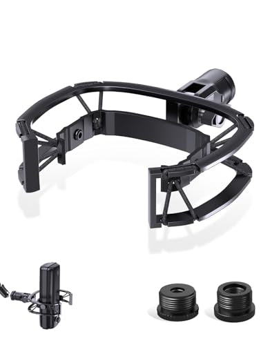 Wave Microphone Shock Mount - Custom Built for Elgato Wave 1/3, Aluminum Frame & Reinforced Suspension for Max Vibration Isolation, Shock Mounts Holder Clip Ideal for Youtubers, Podcasters and Gamers - size: Wave Shock Mount