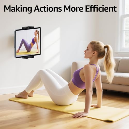 Urmust Tablet Wall Mount Ipad Holder, 4.7-15.6" | 360° Adjustable, iPad, Galaxy Tab, Sturdy Aluminum, For Home, Office & Public Spaces - size: No Arm Pro-Up to 15.6"