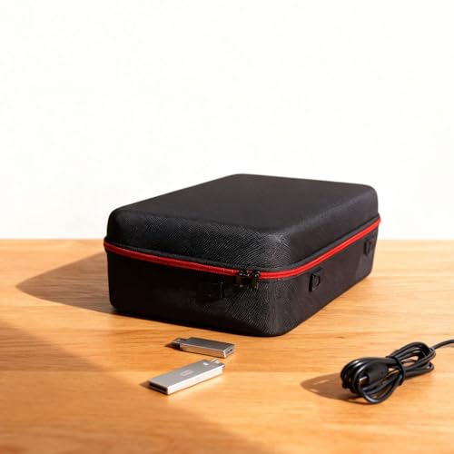 Hard EVA Travel Case, 13.8x6x10 inch, Adjustable Compartments for Electronics, Camera, Cable Organizer, Waterproof Oxford Storage