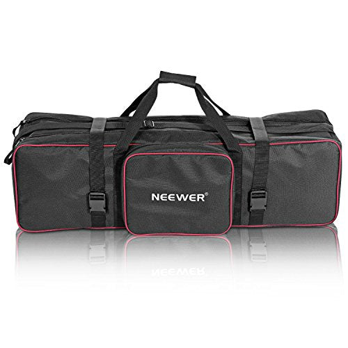 Neewer® 35"x10"x10"/90 x 25 x 25 cm Photo Studio Equipment Large Carrying Bag with Strap for Tripod Light Stand and Photography Lighting Kit(CB-05) - style: 35"x10"x10"/Black+red