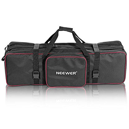Neewer® 35"x10"x10"/90 x 25 x 25 cm Photo Studio Equipment Large Carrying Bag with Strap for Tripod Light Stand and Photography Lighting Kit(CB-05) - style: 35"x10"x10"/Black+red