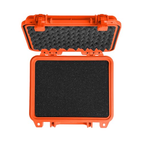 Pelican 1200 Case With Foam (Orange) - color: Orange