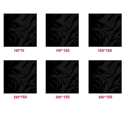 Premium Black Velvet Photography Backdrop, Wrinkle-Resistant Light-Absorbing Fabric for Professional Studio Portraits, Product Shooting & Video - Multiple Sizes(Size:100x150cm)