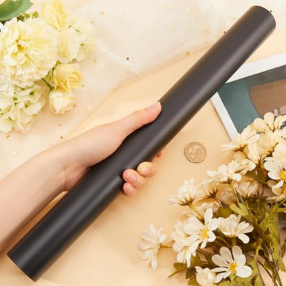 GORGECRAFT Black PVC Backdrop 120x40cm/47.24x15.75inch Food Photography Background Matte Waterproof Vinyl for Product Video Photo Studio Shooting Flat Lay Cosmetics Jewelry - color: Black