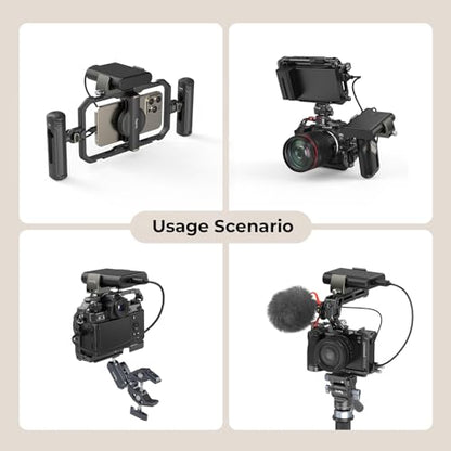 SMALLRIG Power Bank Holder, Power Bank Clamp Mount for Camera, Compatible with Width Range 2.1"–3.3" and Thickness Range 0.6"–1" Power Banks2790 - size: 81.5mm x 30mm x 35mm