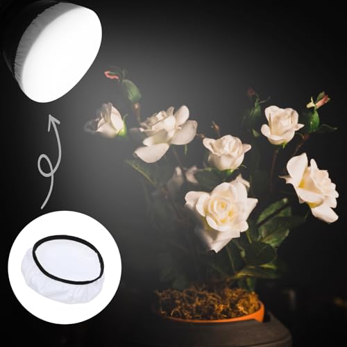 7"/18cm Light Diffuser,Soft Diffuser Lamp Cover White Lamp Shade Diffuser,Great for Studio Strobe Reflectors, Video Shooting (6Pcs) - size: 6Pcs
