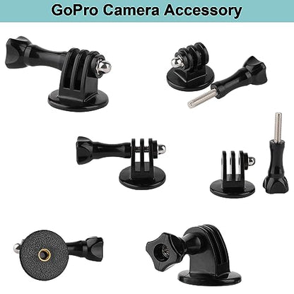 Mippko Magnetic Camera Mount for GoPro Hero/Insta 360 / DJI OSMO/AKASO Action Camera,3.46 inch Diam Magnetic Rubber Coating Base,10 inch Length Adjustable Aluminum Alloy Arm