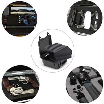 Ant Mag Waterproof Hard Case with Pick & Pluck Foam - 12.1x10x5.42 inch Interior - Protective Storage and Travel Case for Drones, Cameras, Tools & Equipment - style: 12.1*10*4.4in/8.7liter