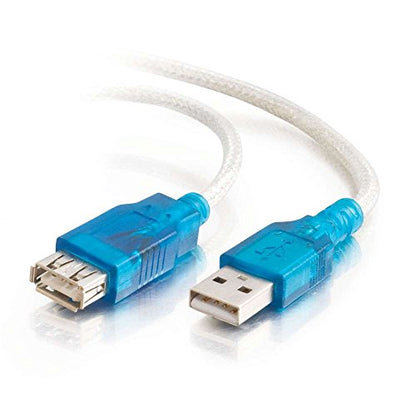 16.4ft (5m) USB 2.0 A Male to A Female Active Extension Cable - color: Beige, size: 16.4 Feet, style: USB A Male to A Female