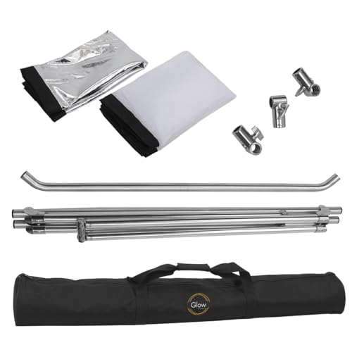 Glow Reflector Panel and Sun Scrim Kit 39" x 62" with Handle and Carry Bag (100 x 156cm)
