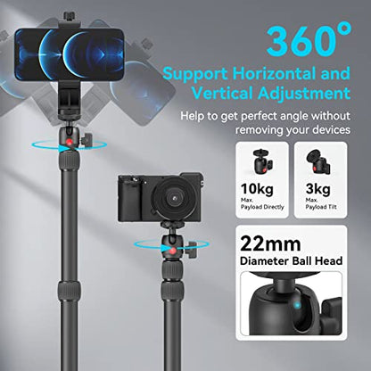SMALLRIG Camera Desk Mount Table Stand with Magic Arm and 1/4" Ball Head, 13"-35.4" Adjustable Light Stand, Tabletop C Clamp for DSLR Camera, Ring Light, Live Streaming, Photo Video Shooting - 3992 - style: Clamp 3992