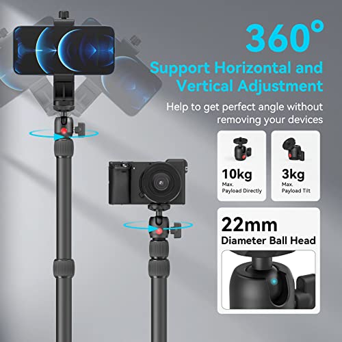 SMALLRIG Camera Desk Mount Table Stand with Magic Arm and 1/4" Ball Head, 13"-35.4" Adjustable Light Stand, Tabletop C Clamp for DSLR Camera, Ring Light, Live Streaming, Photo Video Shooting - 3992 - style: Clamp 3992