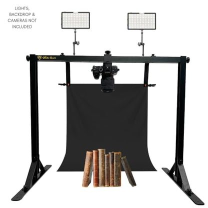 Glide Gear OH100 Professional Metal Overhead Table Top Mount Stand Photography Studio DSLR Video Camera iPhone Top Down Platform - size: OH 100