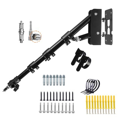 Wall Mount Triangle Boom Arm 51.2inch (43.3)