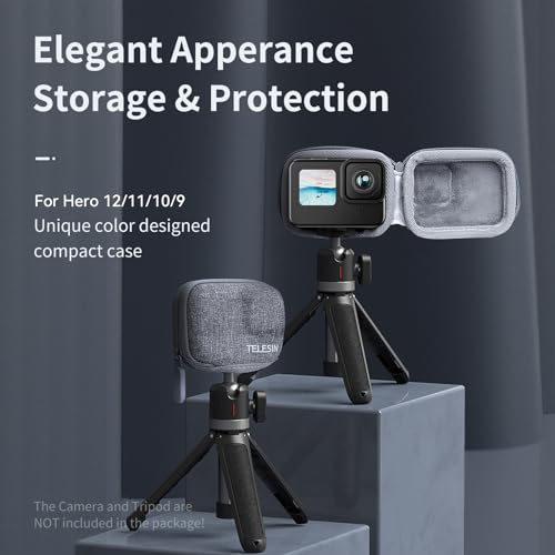 TELESIN Small Case Protector for GoPro 12 11 10 9 Insta360 Ace Pro Accessories