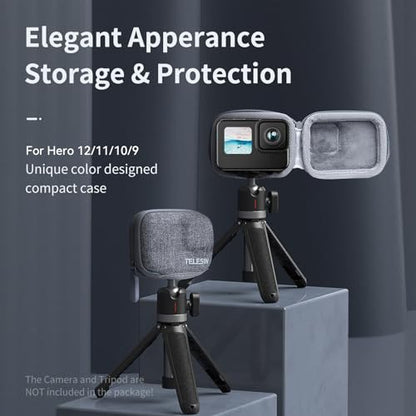 TELESIN Small Case Protector for GoPro 12 11 10 9 Insta360 Ace Pro Accessories