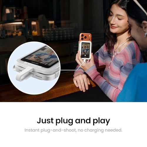 Insta360 Snap Selfie Screen - 4K Magnetic Selfie Monitor Screen for Selfie, Vlogging, Compaitble with iPhone 15/16/17 Pro, Touchscreen Control, Wired Instant Connection - size: Snap Selfie Screen