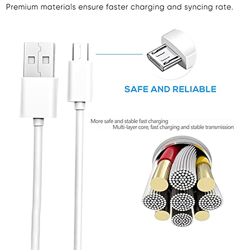 3 Pack Wall Charger Adapter 9V for Arlo Pro2, Arlo Q, Essential Spotlight XL/XL 2nd, Wyze Cam Pan v3/v2, Netvue, Blink, Yi Home Camera, Oculus Go, Kasa Cam - Charging Power Cable Cord Replacement - size: 5 Feet, style: 3 Pack