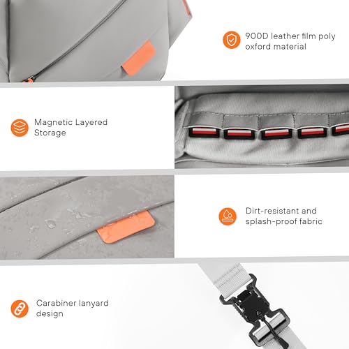 STARTRC PHOTO All-in-One Waterproof Storage Bag for Insta360 Luna Ultra Accessories/Osmo Pocket 4/3 Osmo Mobile 8/7P, Portable 900D Polyester Multilayer Travel Case for Xtra Muse/Action 6/5 Pro/Nano
