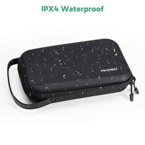 AKASO Camera Carrying Case for GoPro Hero 13 12 11 10 9, Insta360 X5 X4 X3 Ace Pro, DJI Action Osmo 360 Pocket 3, 360, EK7000/EK7000 Pro, Brave 4/4 Pro, Brave 7/7 LE and Other Action Cameras