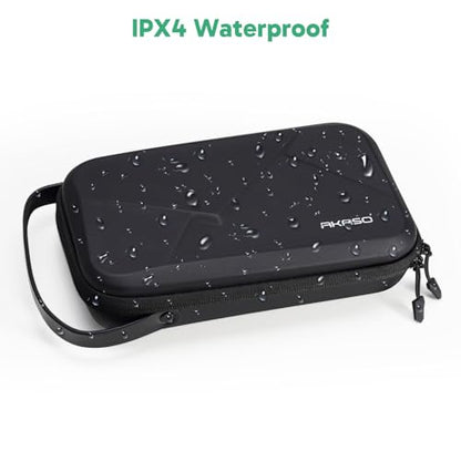 AKASO Camera Carrying Case for GoPro Hero 13 12 11 10 9, Insta360 X5 X4 X3 Ace Pro, DJI Action Osmo 360 Pocket 3, 360, EK7000/EK7000 Pro, Brave 4/4 Pro, Brave 7/7 LE and Other Action Cameras