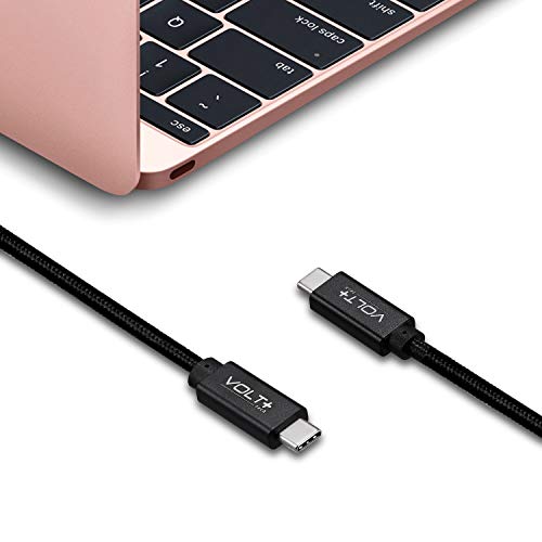 PRO Dual PD USB-C Compatible with GoPro Hero 7 Black Data Cable Gen4 USB-C 4.1 Thunderbolt 3/4 at 100W +10Gbps Speeds +HDMI Power Delivery (1.2M/4Ft)