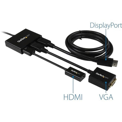 StarTech.com 3-Port DisplayPort 1.2 Splitter, DisplayPort to 3x DP Multi-Monitor Adapter, Dual 4K 30Hz and 1080p 60Hz Computer MST Hub, Windows Only (MSTDP123DP) - size: 3x DP 1.2