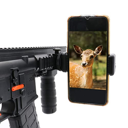 Smartphone Gun Mount Holder Muti-Function Camera Gun Mount Picatinny Adapter for Hunting Shooting Photo Video Record