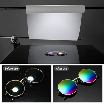 Nezyo Light Diffuser Sheet Diffusion Film Sheet Lighting Gel Diffuser Roll White Diffusion Paper for LED Flash Strobe Light Photography Video(31.5 × 1181.2 Inch / 0.8 × 30 M) - size: 31.5 × 1181.2 Inch / 0.8 × 30 M