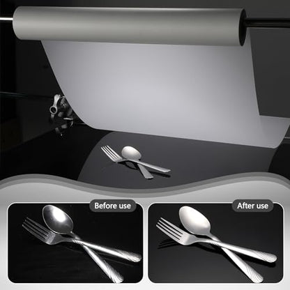 Nezyo Light Diffuser Sheet Diffusion Film Sheet Lighting Gel Diffuser Roll White Diffusion Paper for LED Flash Strobe Light Photography Video (15.75 x 590.6 Inch/ 0.4 x 15 M) - size: 15.75 x 590.6 Inch/ 0.4 x 15 M