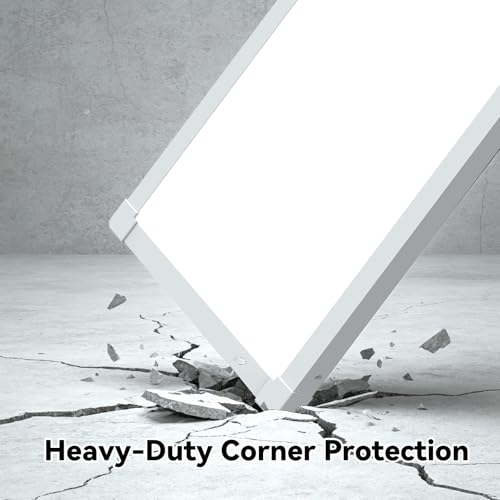 AIKVSXER 4Pack 1x4 LED Flat Panel Light, 6500LM Ultra-Bright, 30-50W White | 3000K-6500K Adjustable, 0-10V Dimming, AC120-277V, Slim Surface Mount Ceiling Light for Office, Home, Garage - color: White, size: 1x4ft-4P