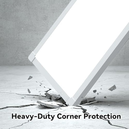 AIKVSXER 1Pack 1x4 LED Flat Panel Light, 6500LM Ultra-Bright, 30-50W White | 3000K-6500K Adjustable, 0-10V Dimming, AC120-277V, Slim Surface Mount Ceiling Light for Office, Home, Garage - color: White, size: 1x4ft-1P