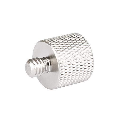 CAMVATE 1/4" Male to 3/8" Female Adapter for Tripod and Camera & Qr Plate