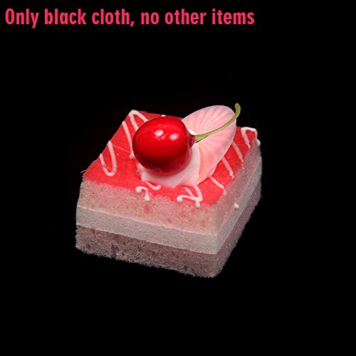 Black Velvet Photography Backdrop,Light Absorbing Non Reflective Solid Professional Black Background Cloth - size: 70x100cm