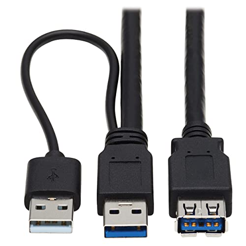 Tripp Lite USB Active Extension Cable USB-A (M/F), USB 3.2 Gen 1, Up to 5 Gbps Data Transfer, 0.9 Amps Power, Windows & macOS Compatible, 32.8 Feet / 10 Meters, 3-Year Warranty (U330-10M-1) - style: USB-A