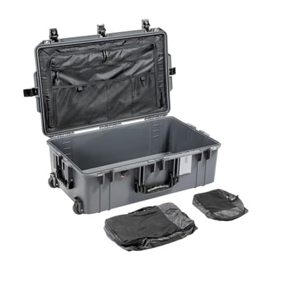 Pelican Air 1595 Travel Case - Large Hard Case Luggage - Suitcase with Wheels (Gray) - color: Gray, size: 1595 Travel Case